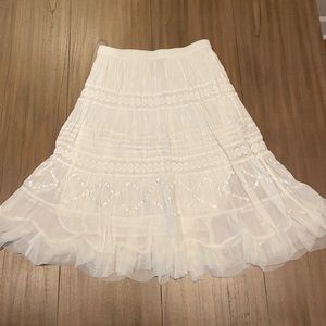 🟡 Forever 21 White Skirt
